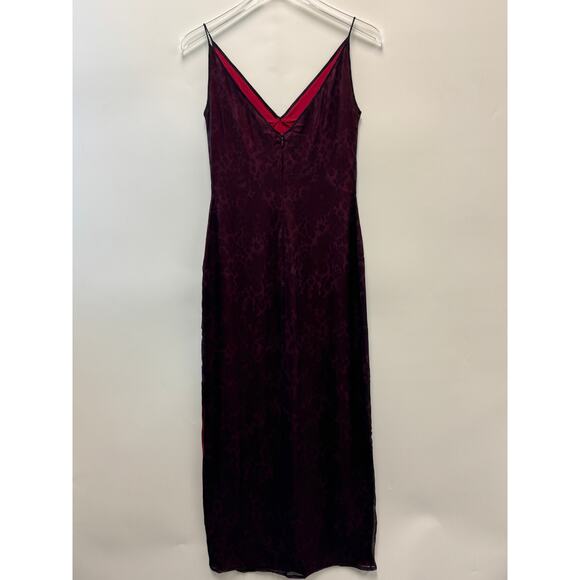 Tahari Dresses & Skirts - VTG Tahari 100% Silk 90s Y2K Dark Whimsygoth Animal Print Maxi Dress Sz 6